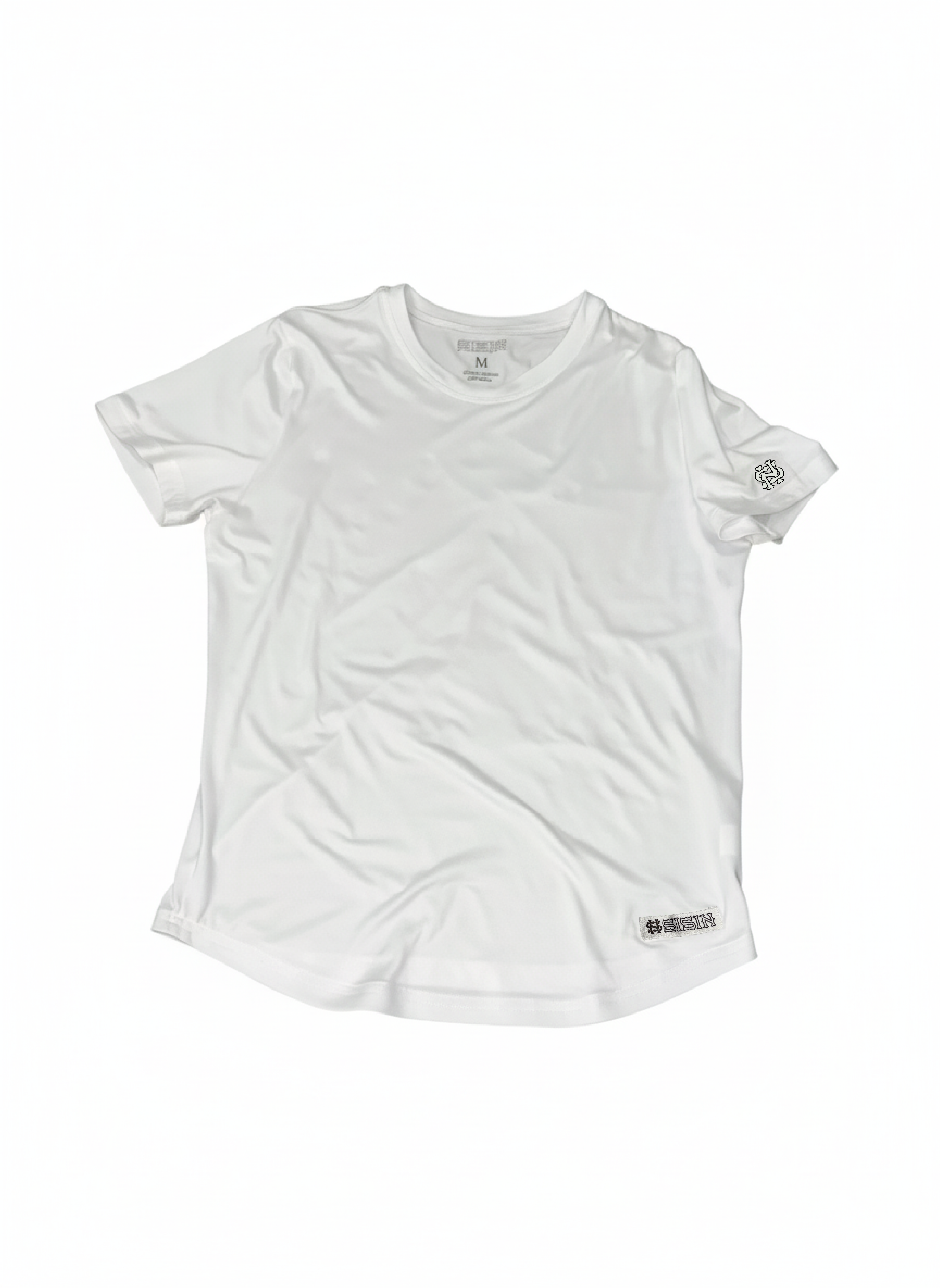white Fitted T-Shirt