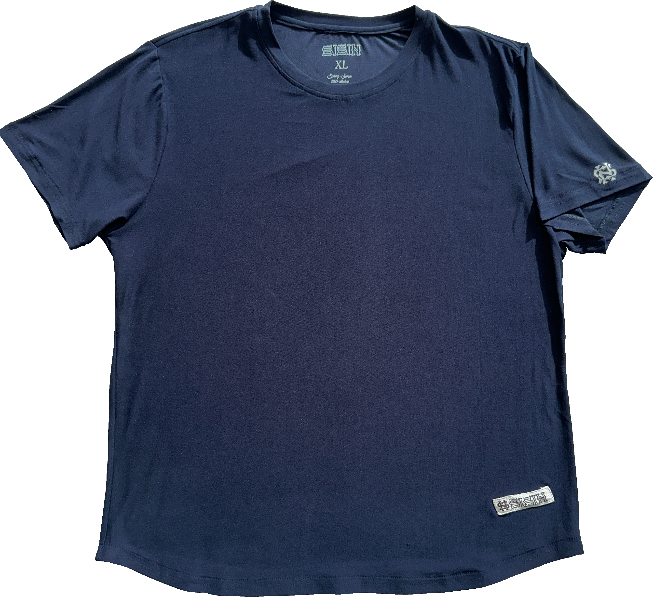 Navy Blue Fitted T-Shirt