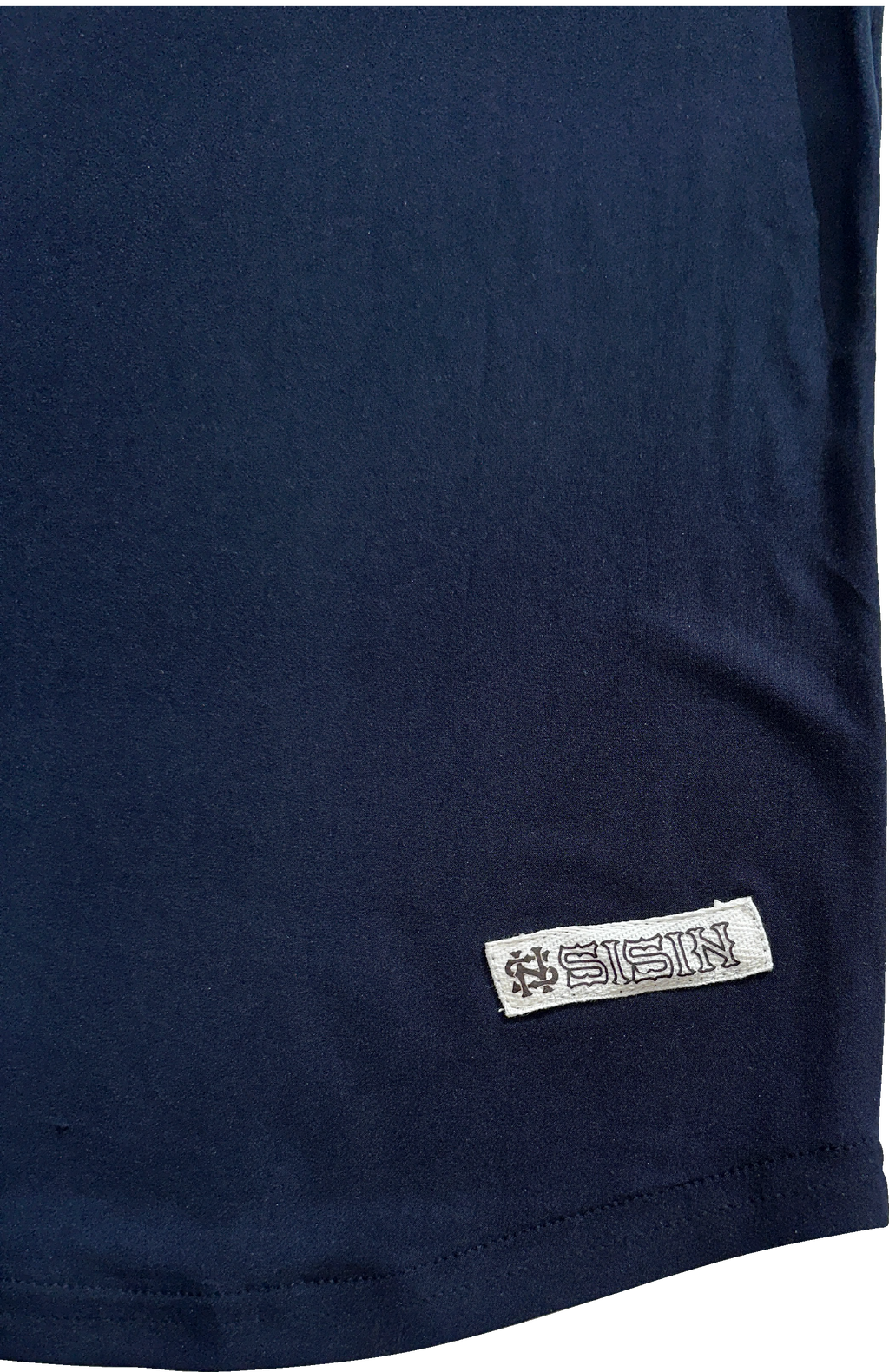 Navy Blue Fitted T-Shirt