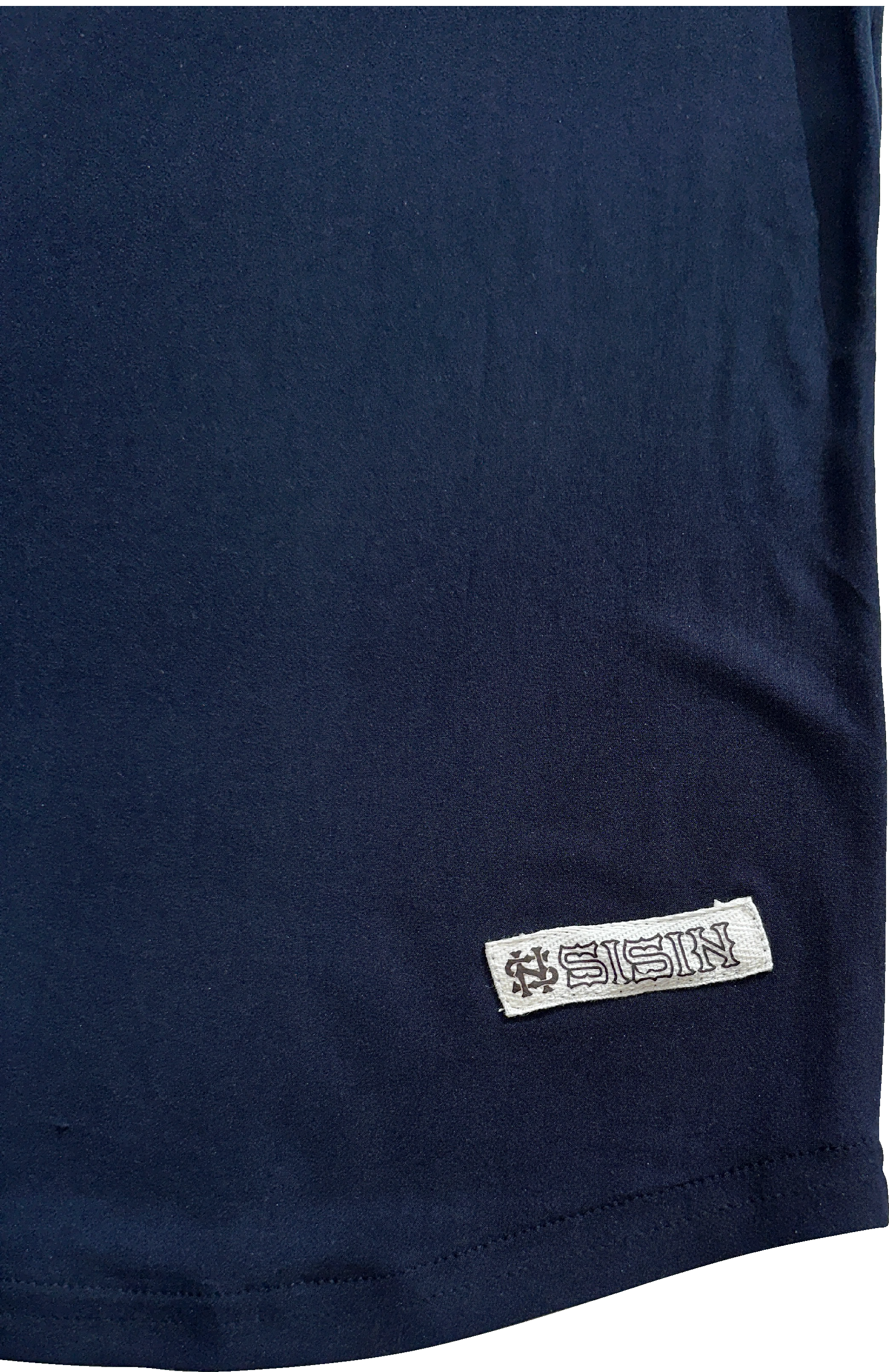 Navy Blue Fitted T-Shirt