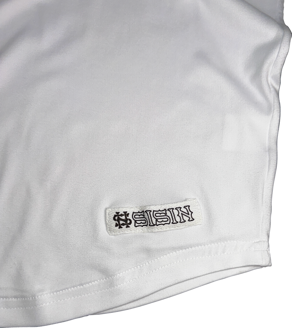 white Fitted T-Shirt