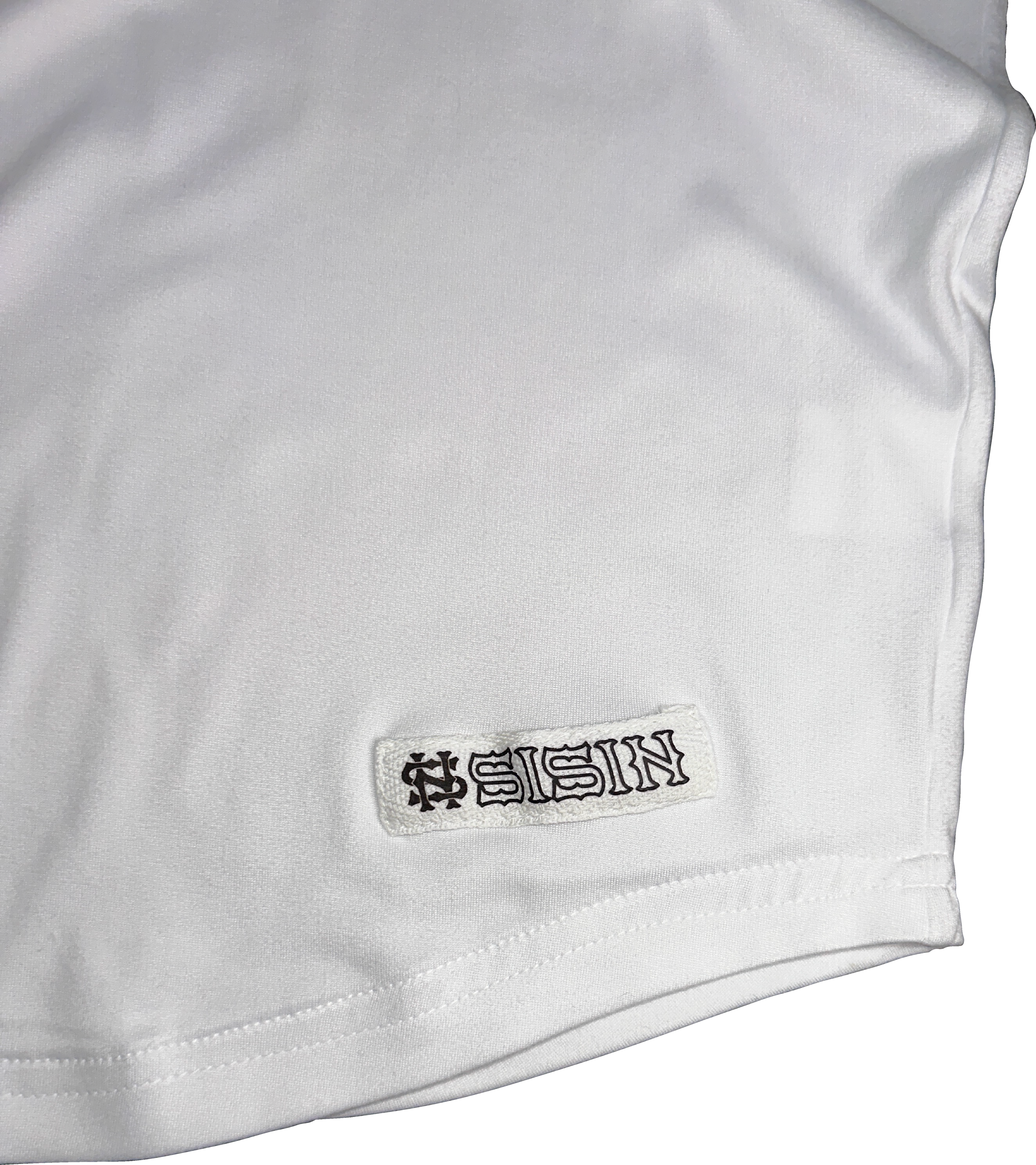 white Fitted T-Shirt